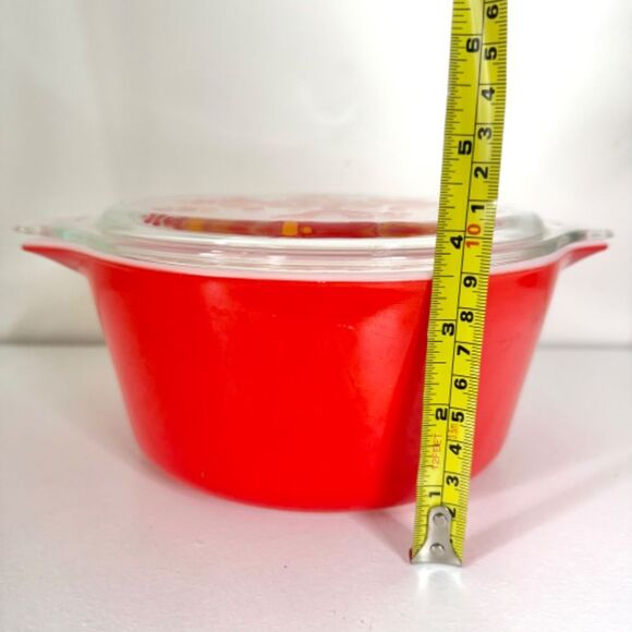 Vintage Pyrex Friendship Collection 474 1.5 Qt Round Covered Casserole With Lid - Picture 11 of 11